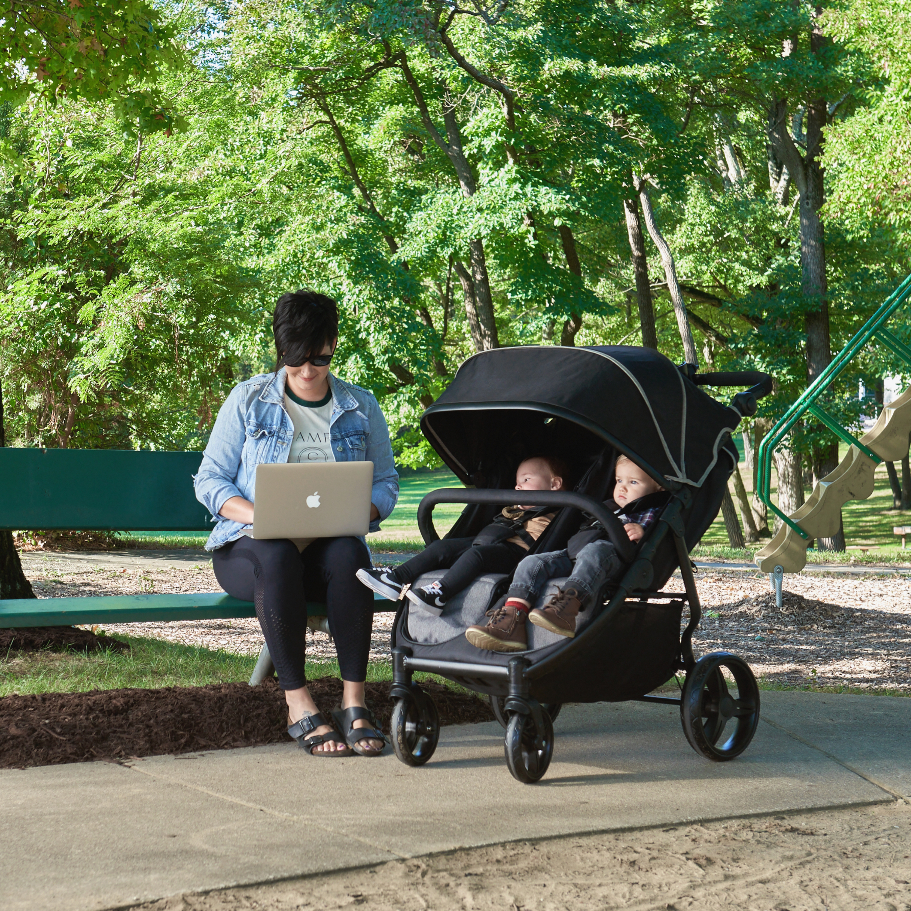 Roadster 2 Seat Stroller black Roadster 2 Seat Stroller black