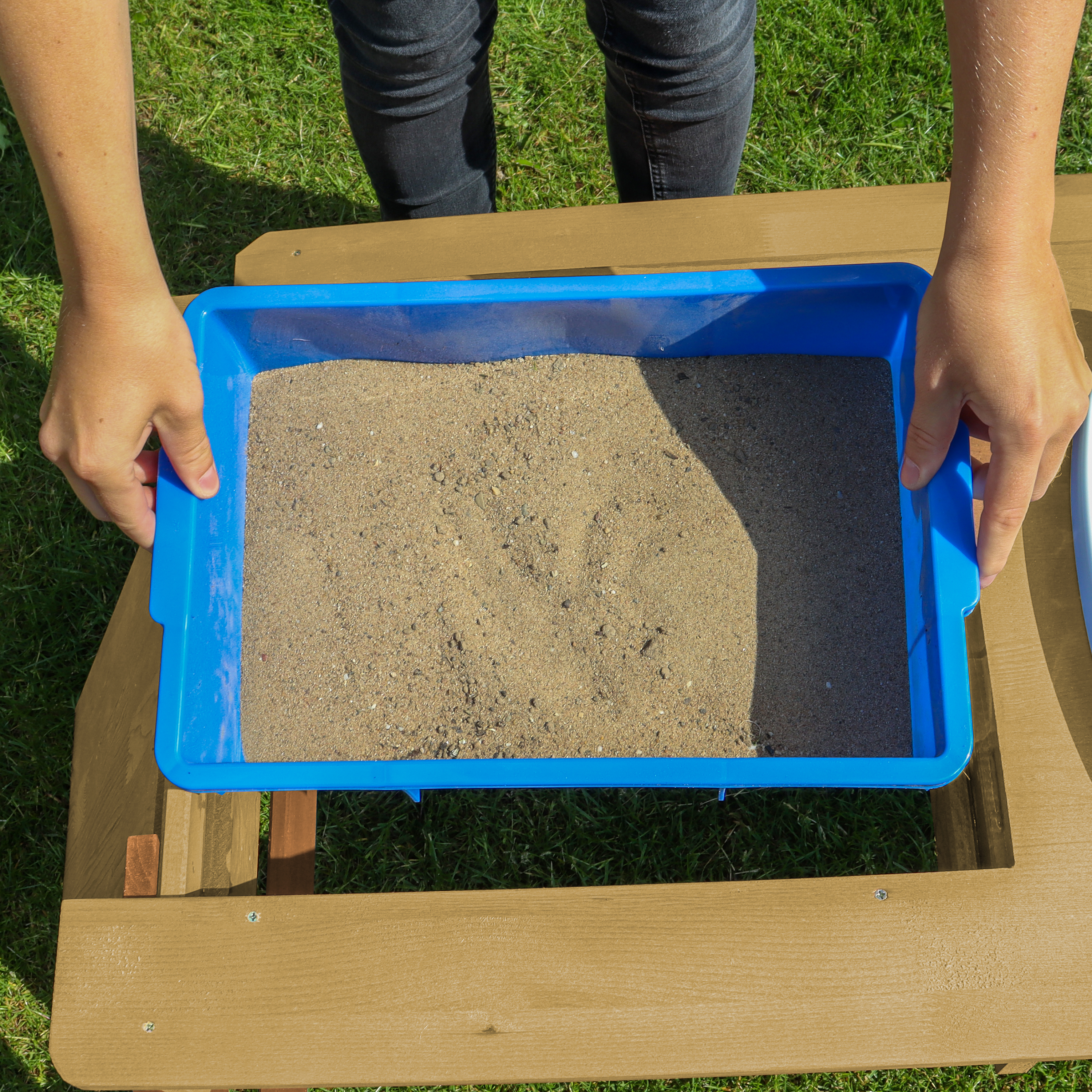 Emily Zand & Water Picknicktafel met Speelkeuken wastafel Br