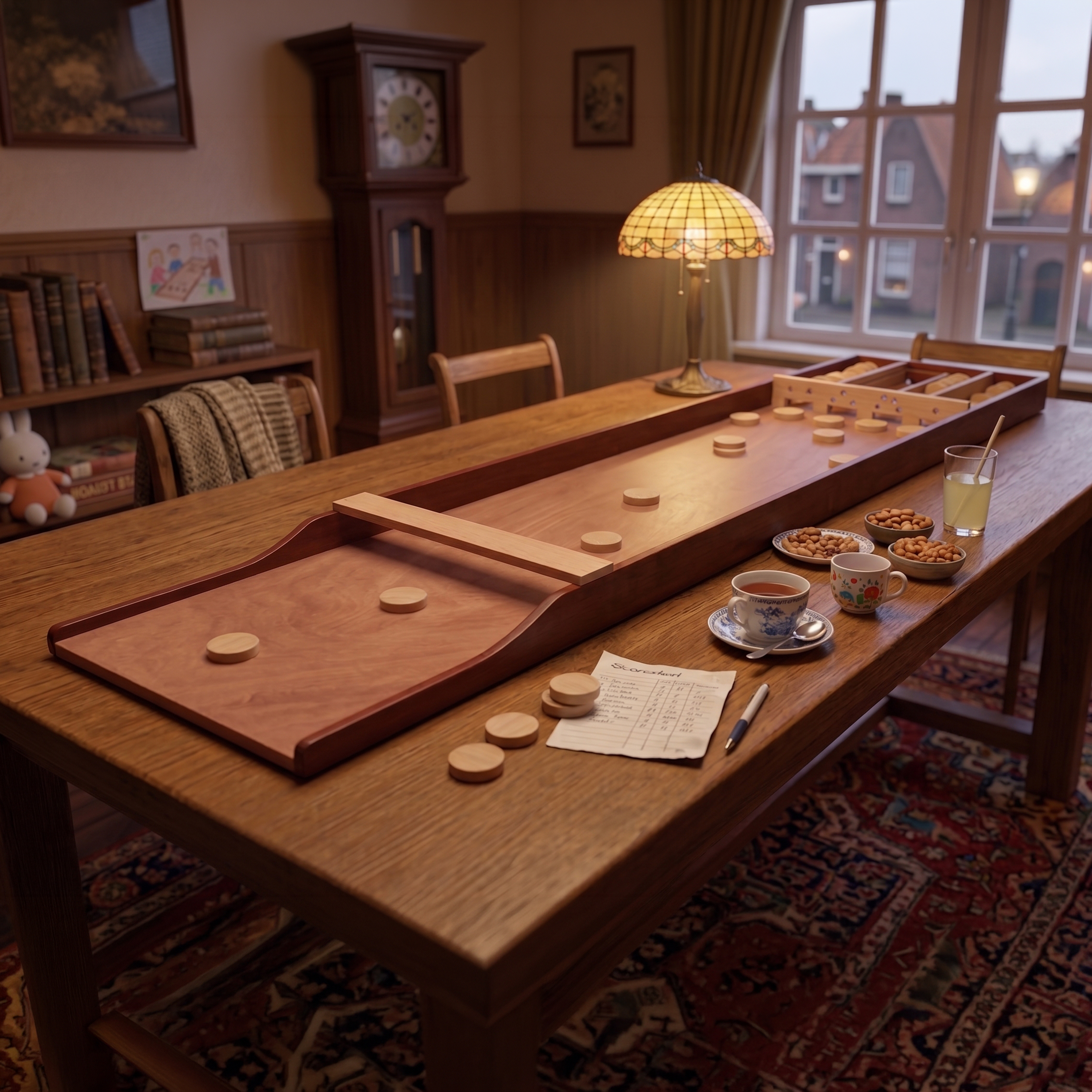 Dutch Shuffle board - Natural/Brown