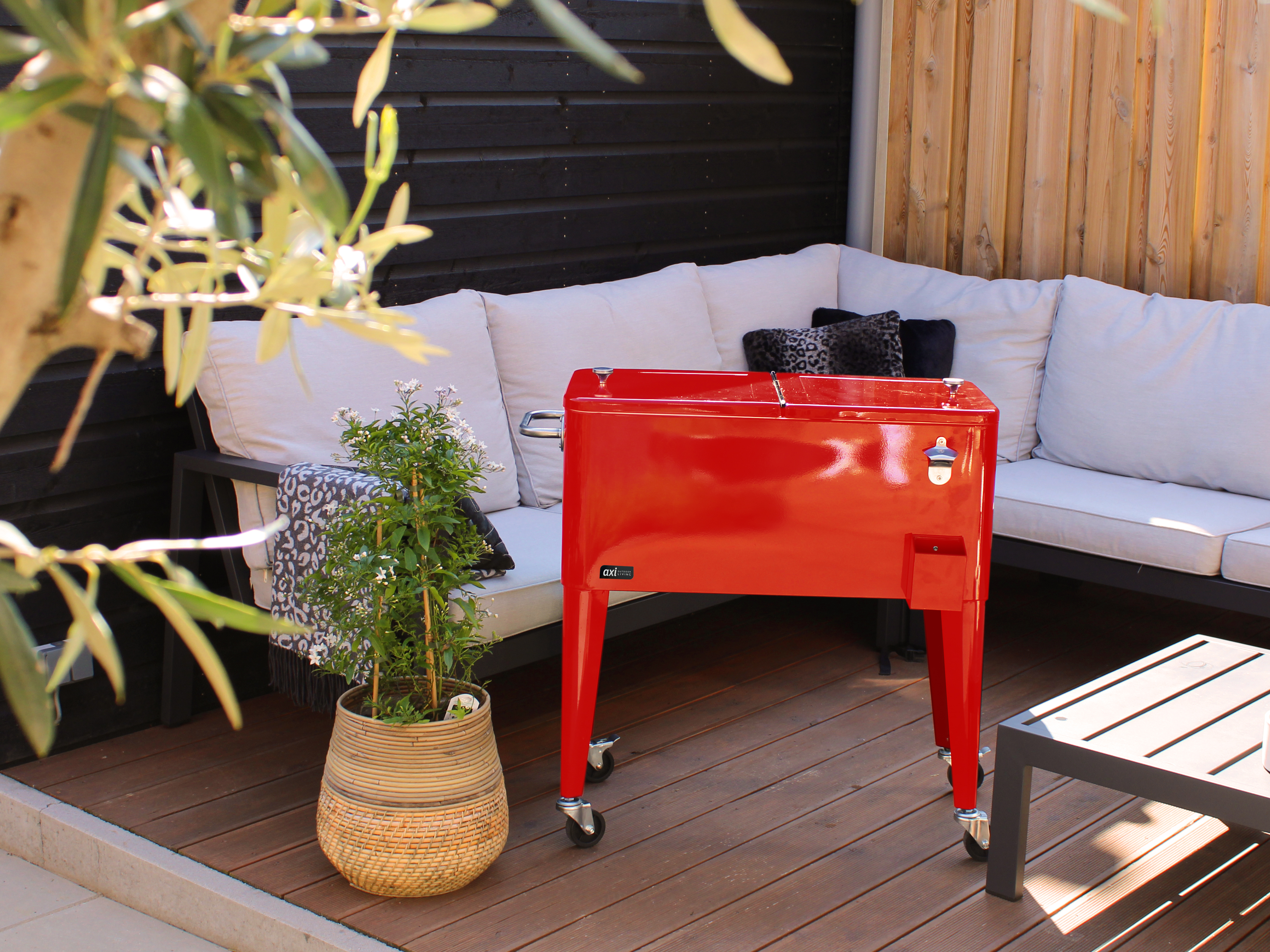 Retro Cooler Rood