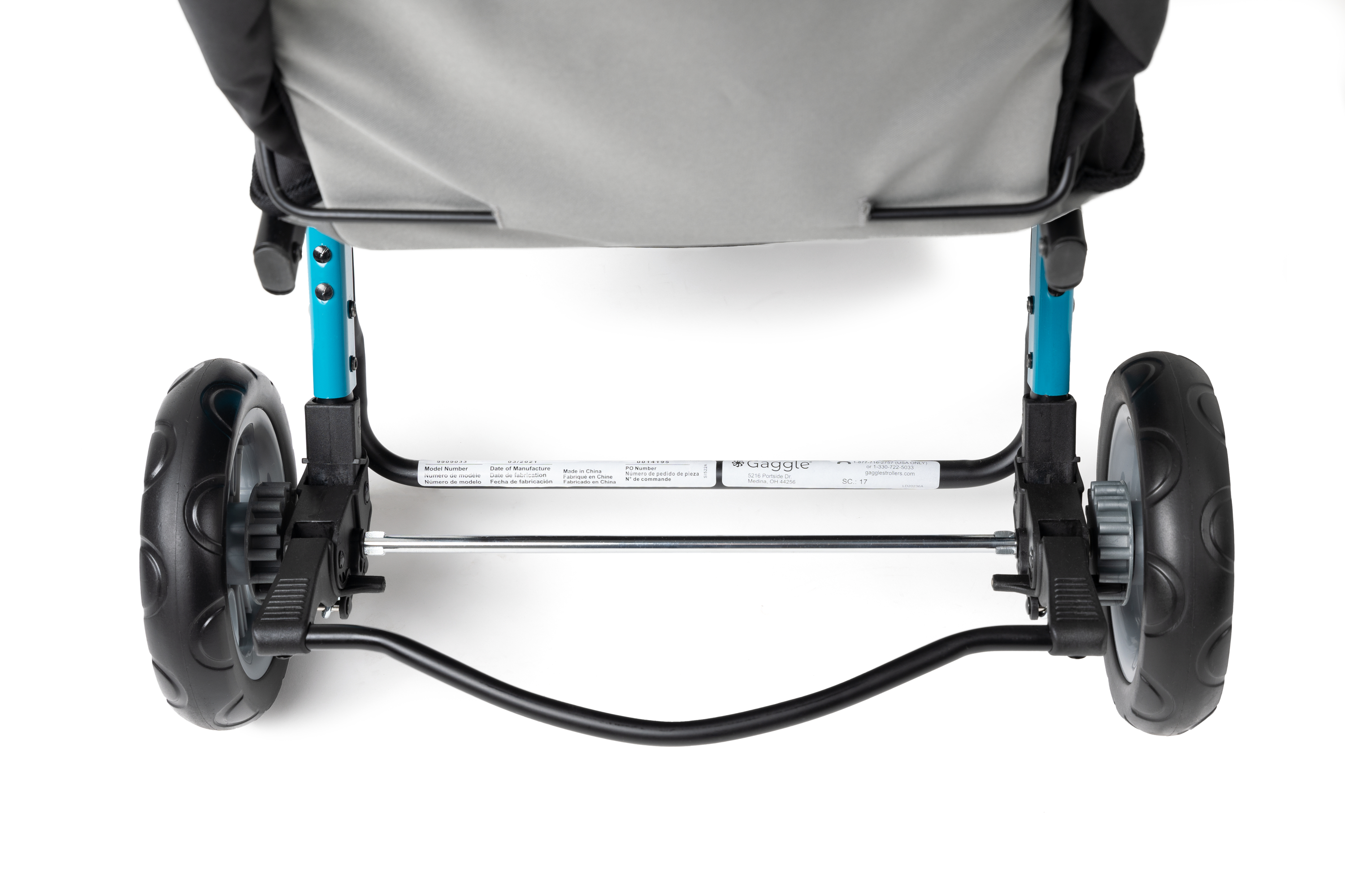 Poussette 3 places Compass noir