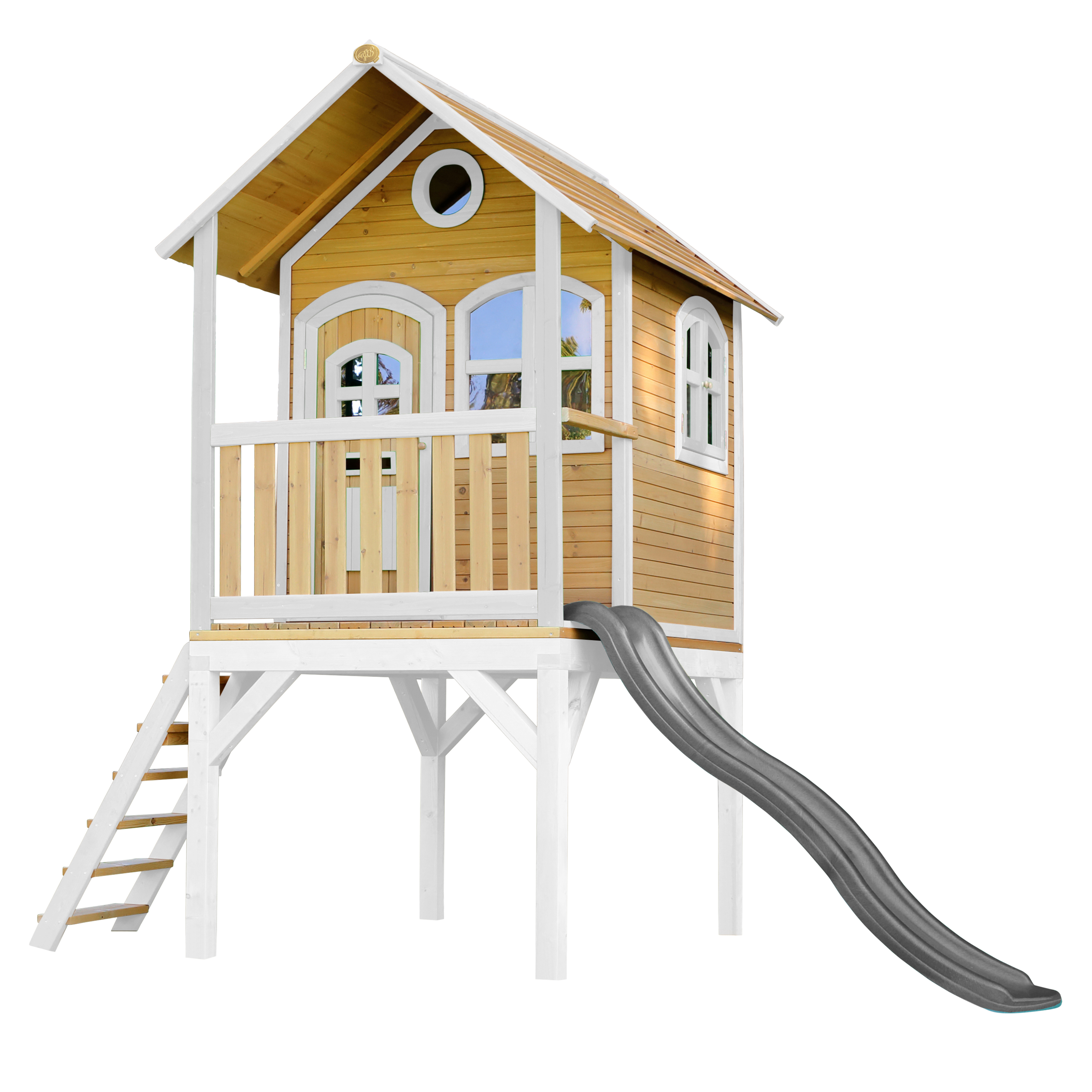 Laura Playhouse Brown/White - Grey Slide