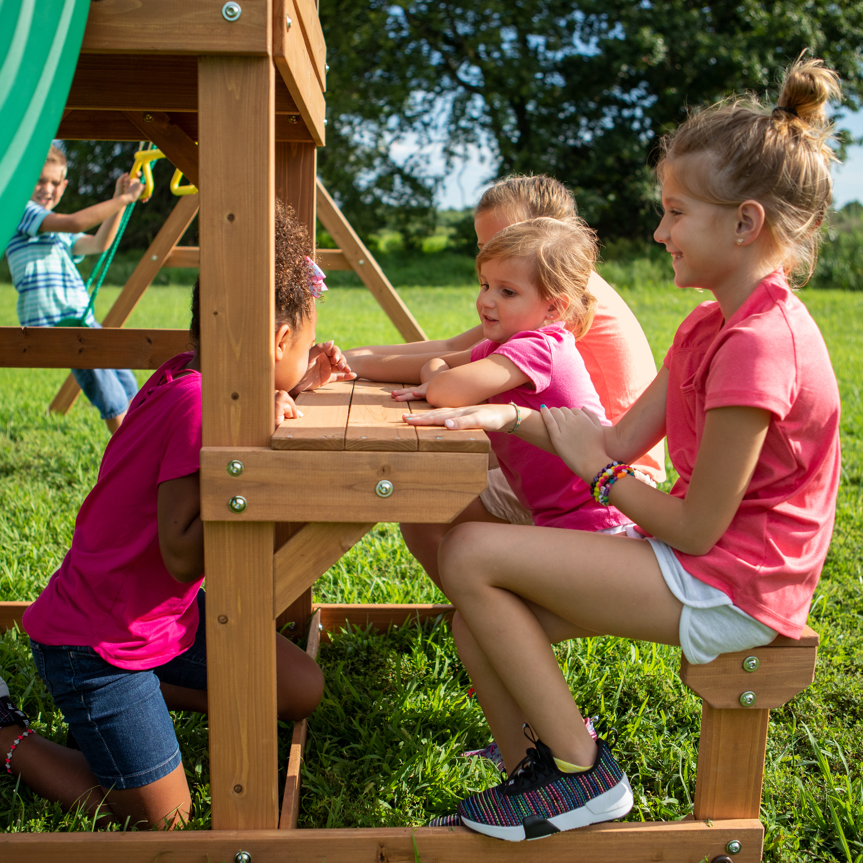 Belmont aire de jeux en bois