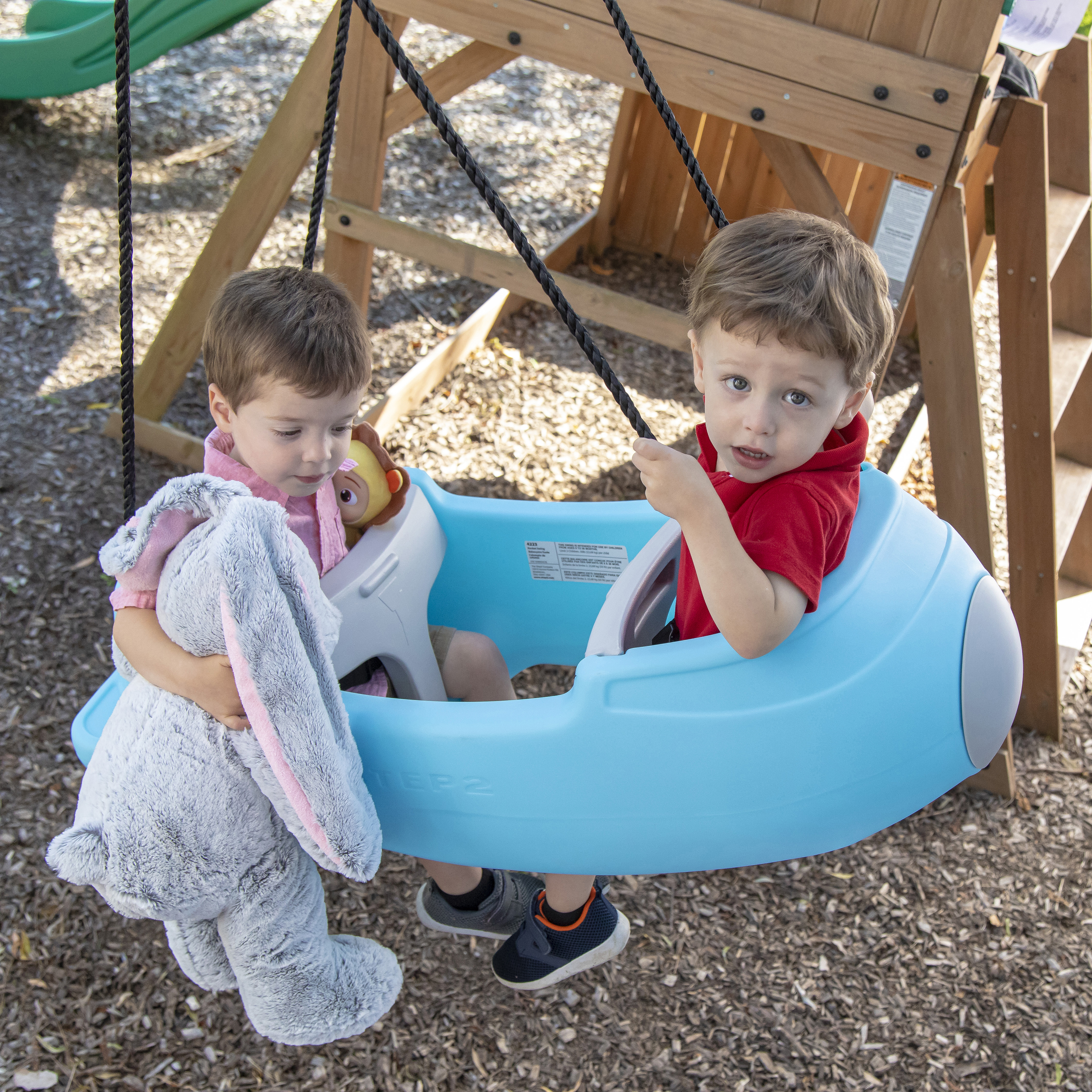 Rocket Swing for Two - Bleu