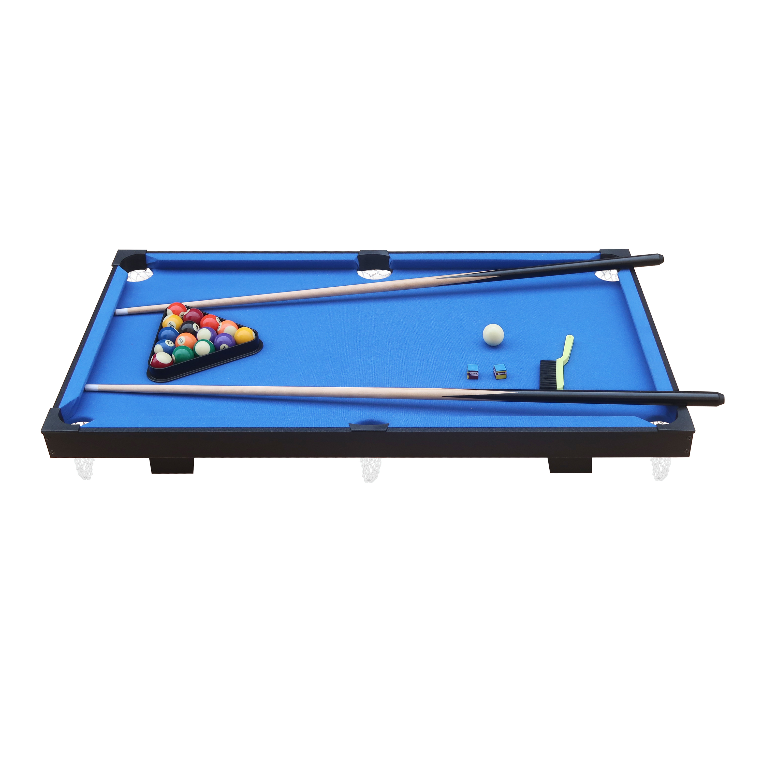 Cougar Mini Table de billard Portable Noir/Bleu