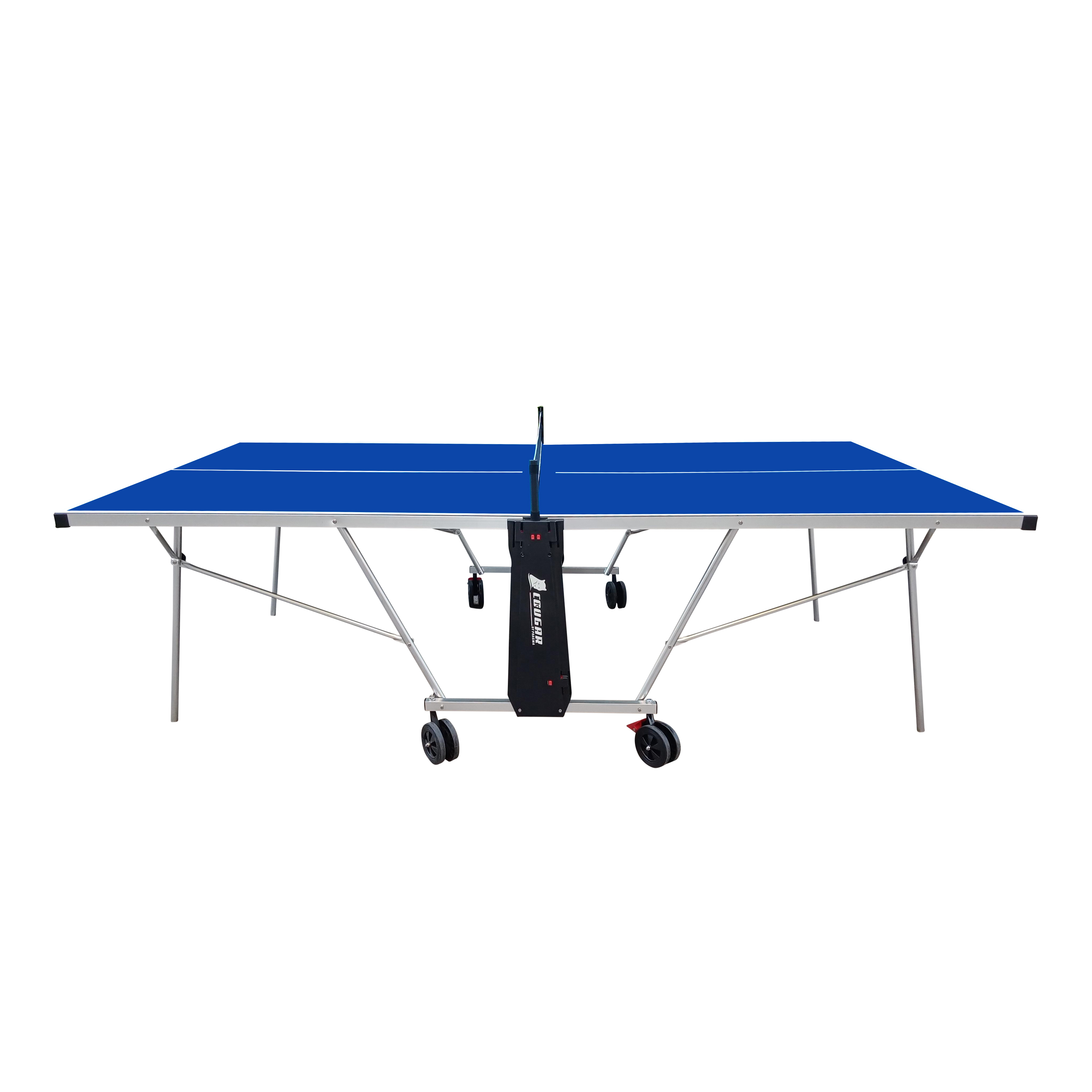 Cougar Tafeltennistafel Deluxe 2800 Outdoor - Blauw Cougar Tafeltennistafel Deluxe 2800 Outdoor - Blauw