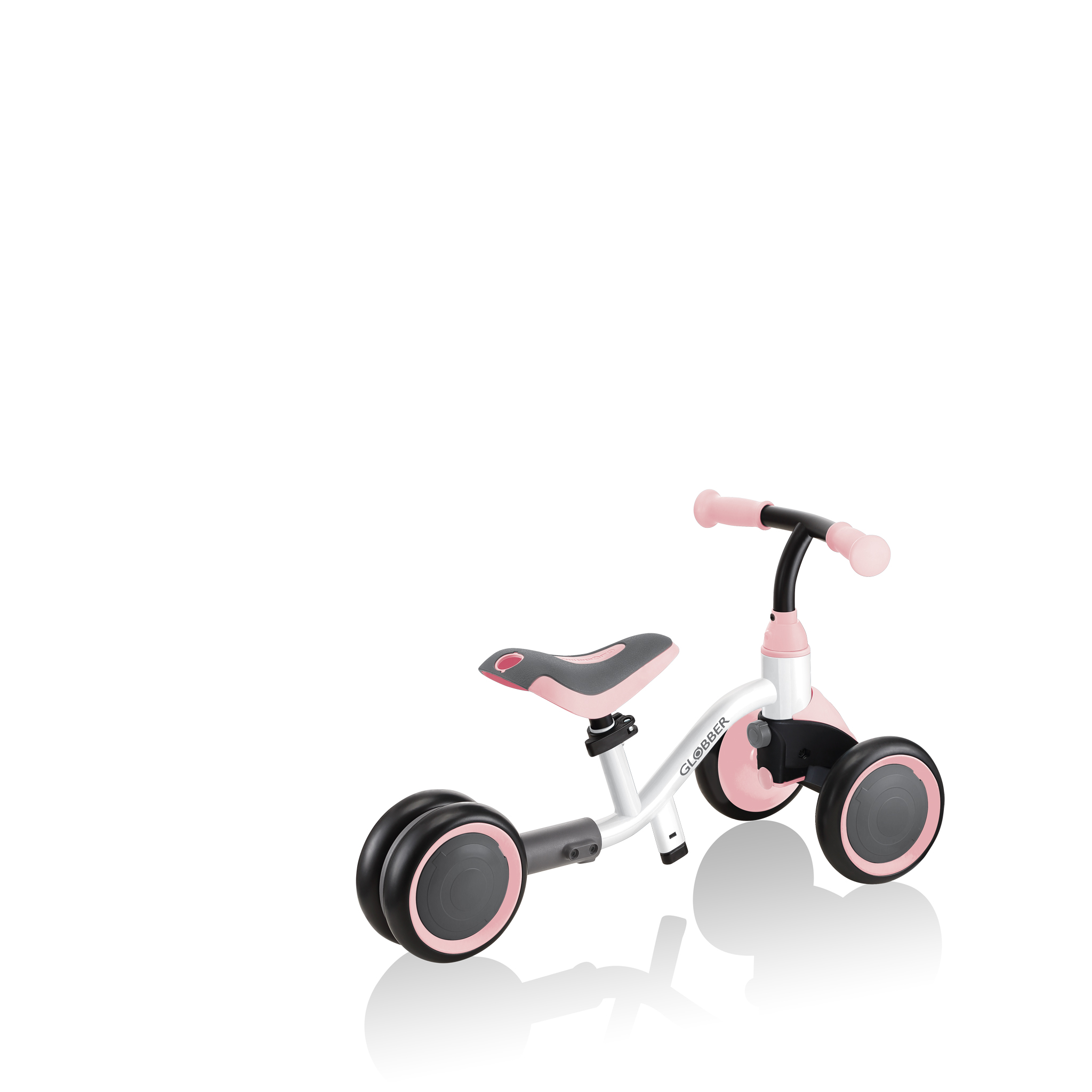 Learning Bike 3-in-1 Learning bike White Pastel Pink