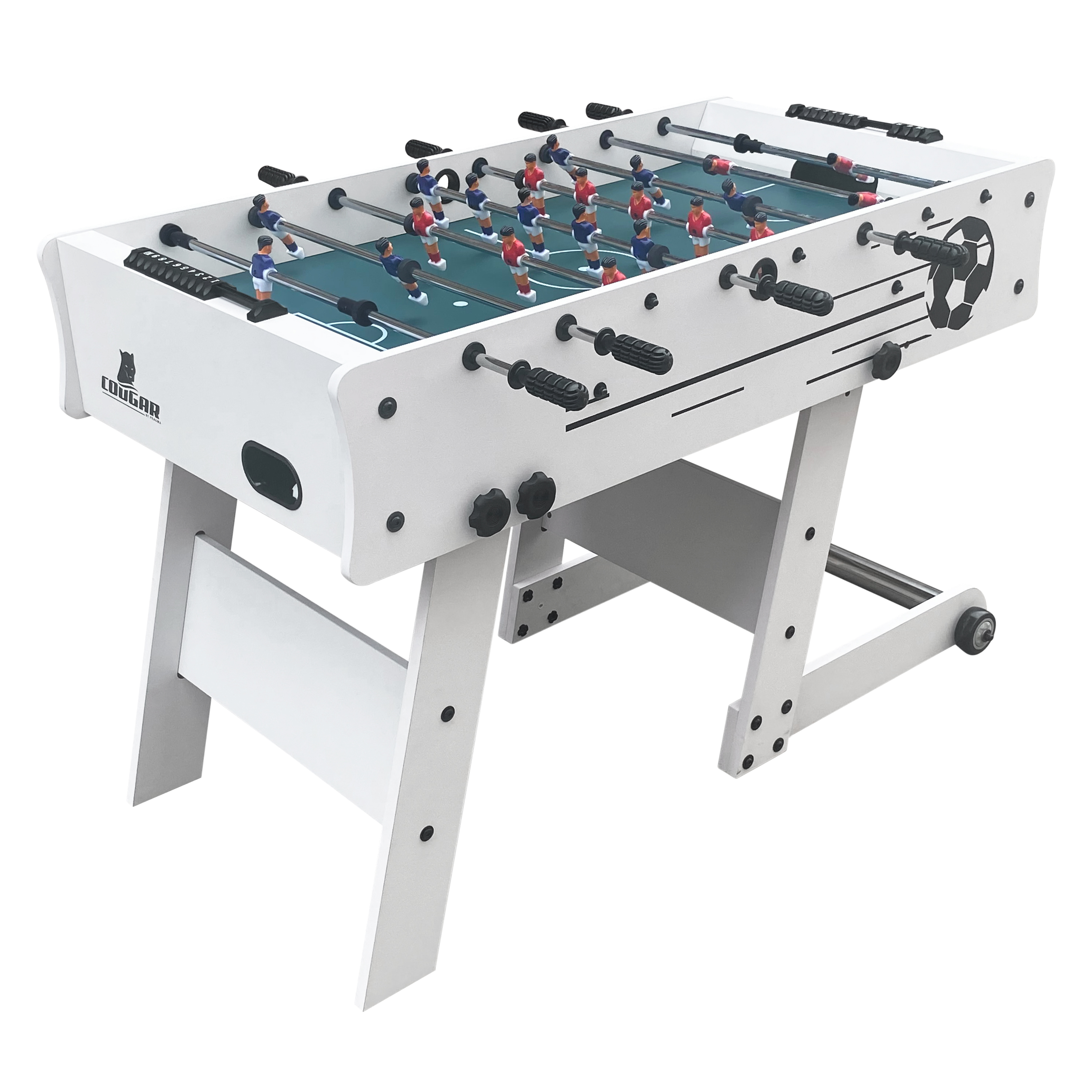 Scorpion Kick TS opklapbare Voetbaltafel Wit