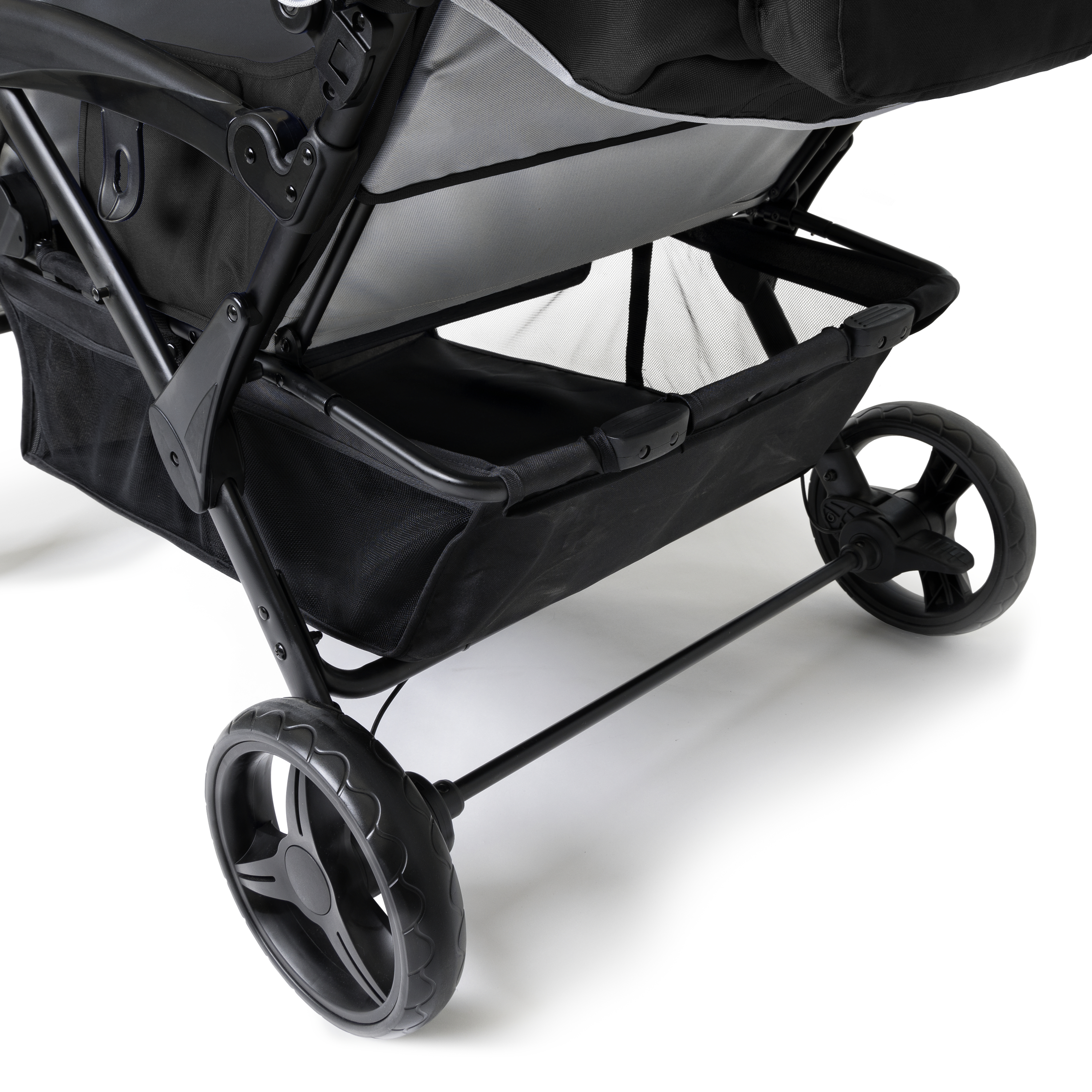 Odyssey 4x4 Quad Kinderwagen für 4 Kinder Grau/Schwarz 