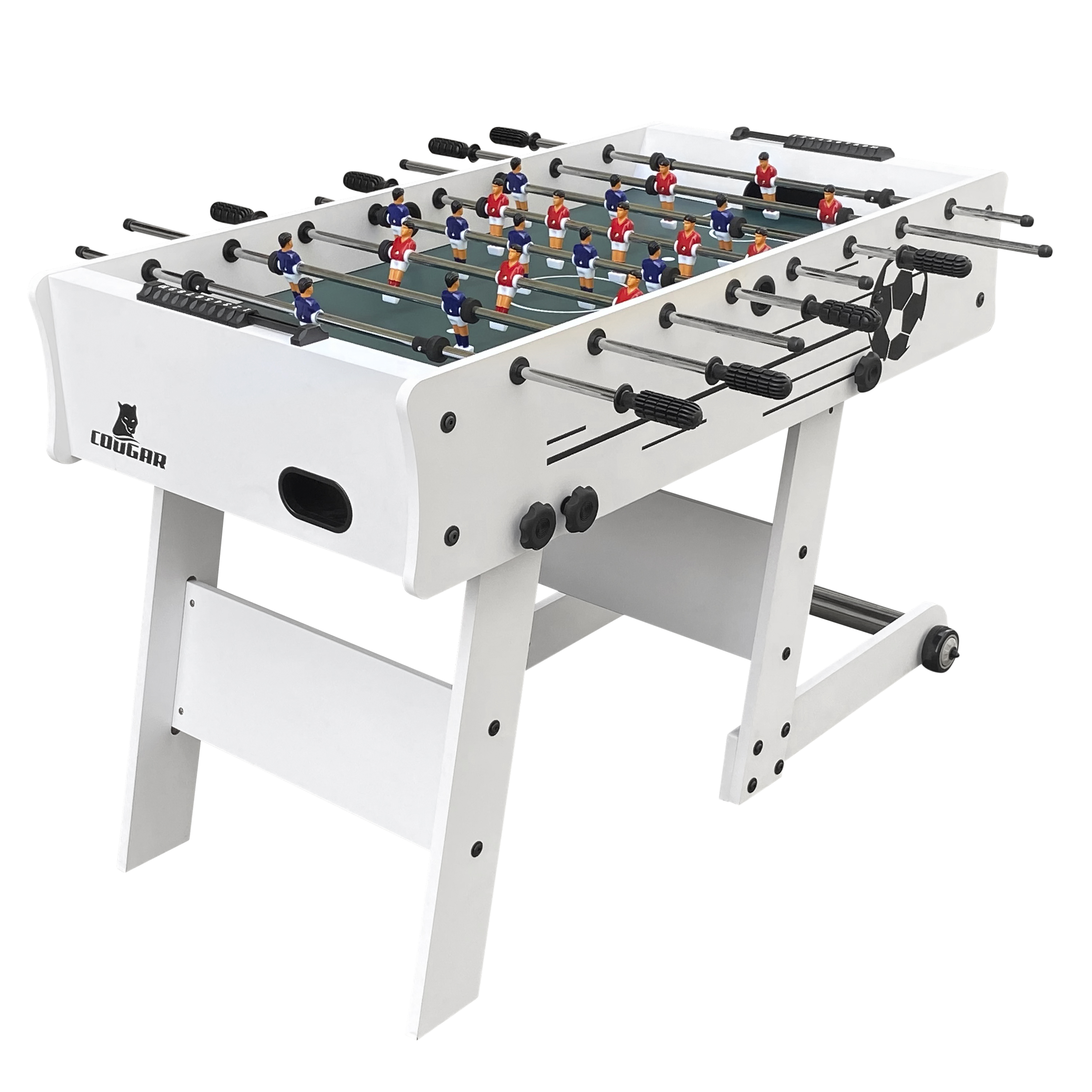 Scorpion Kick opklapbare Voetbaltafel Wit