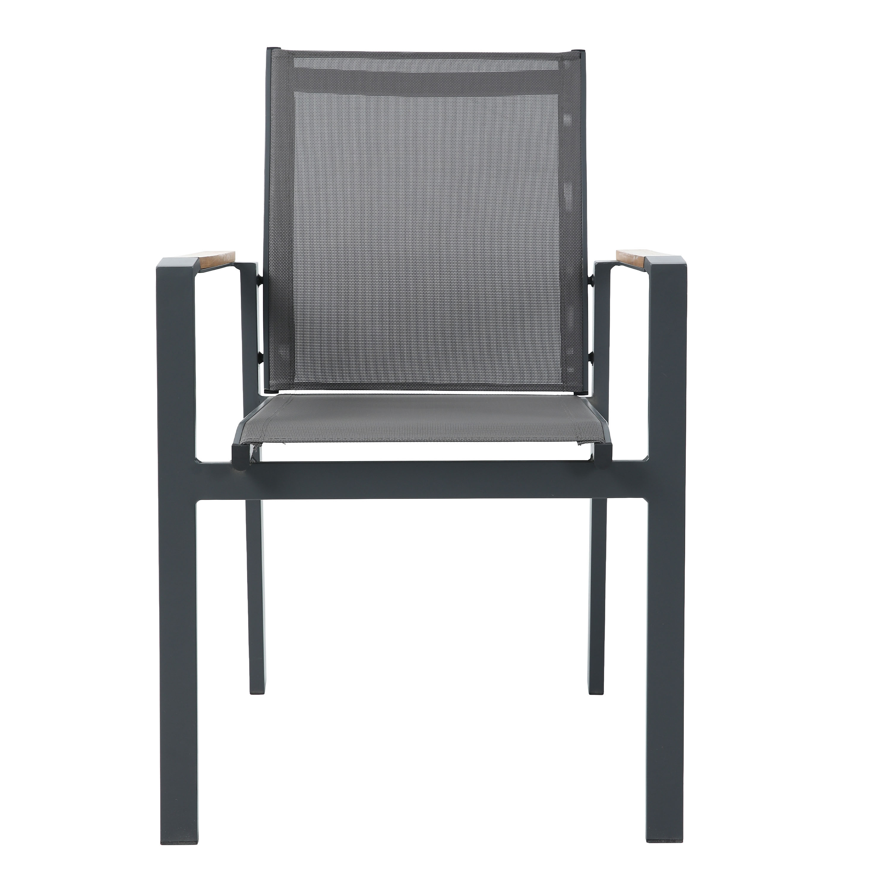 Hani/Alva 150 cm Tuinset 7-delig Teak/Aluminium