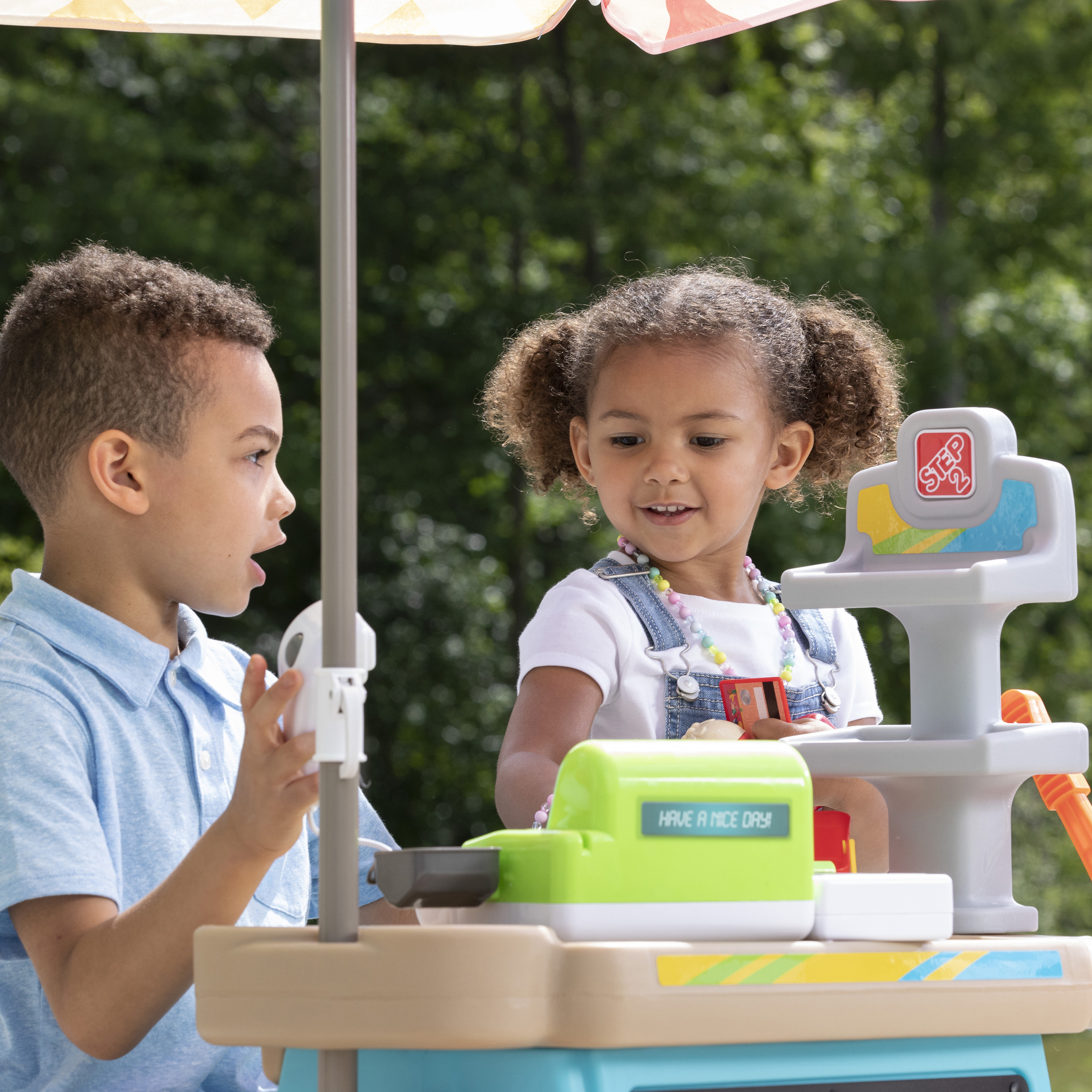 Stop & Go Marchande Enfant avec accessoires