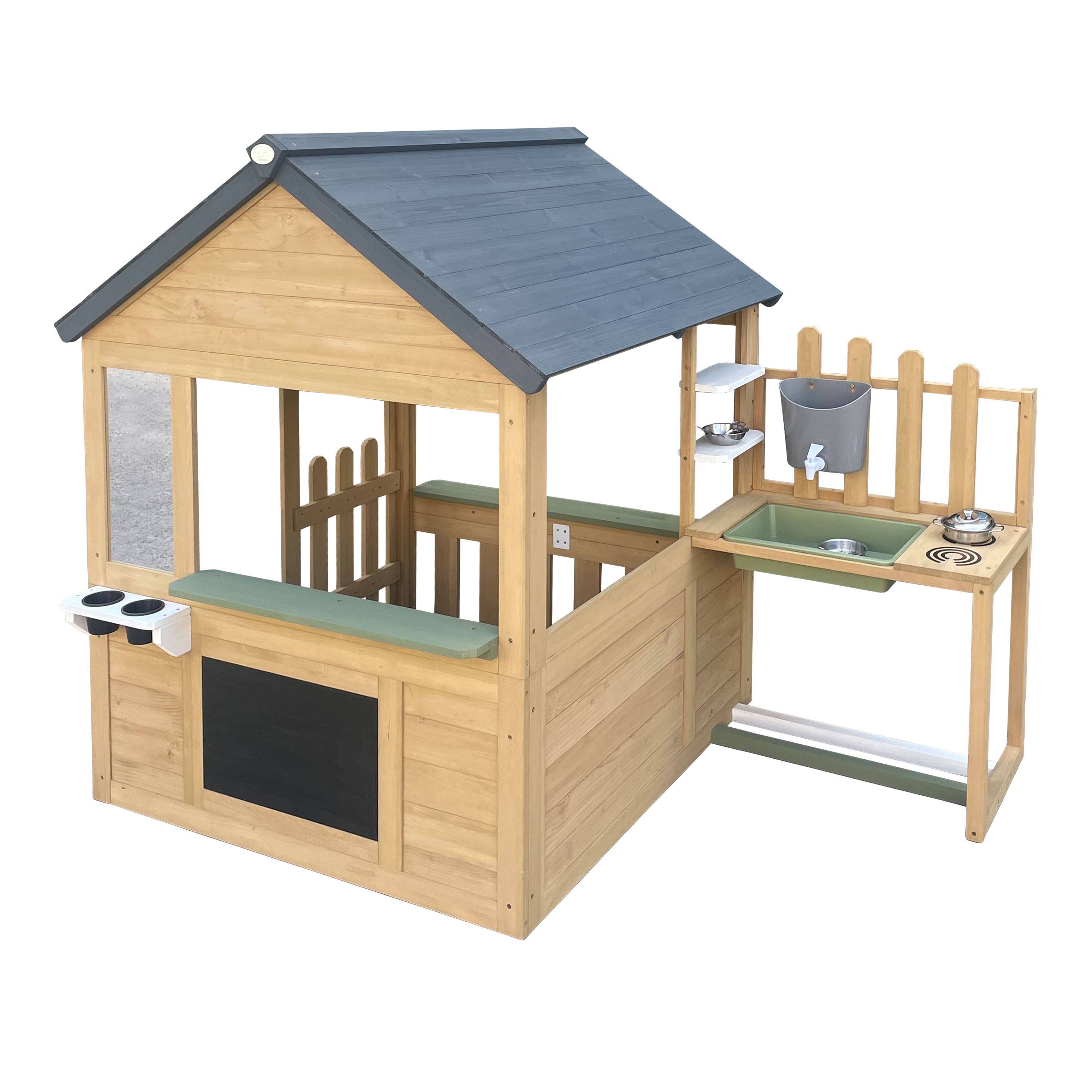 Lizz Spielhaus Braun/Anthrazit