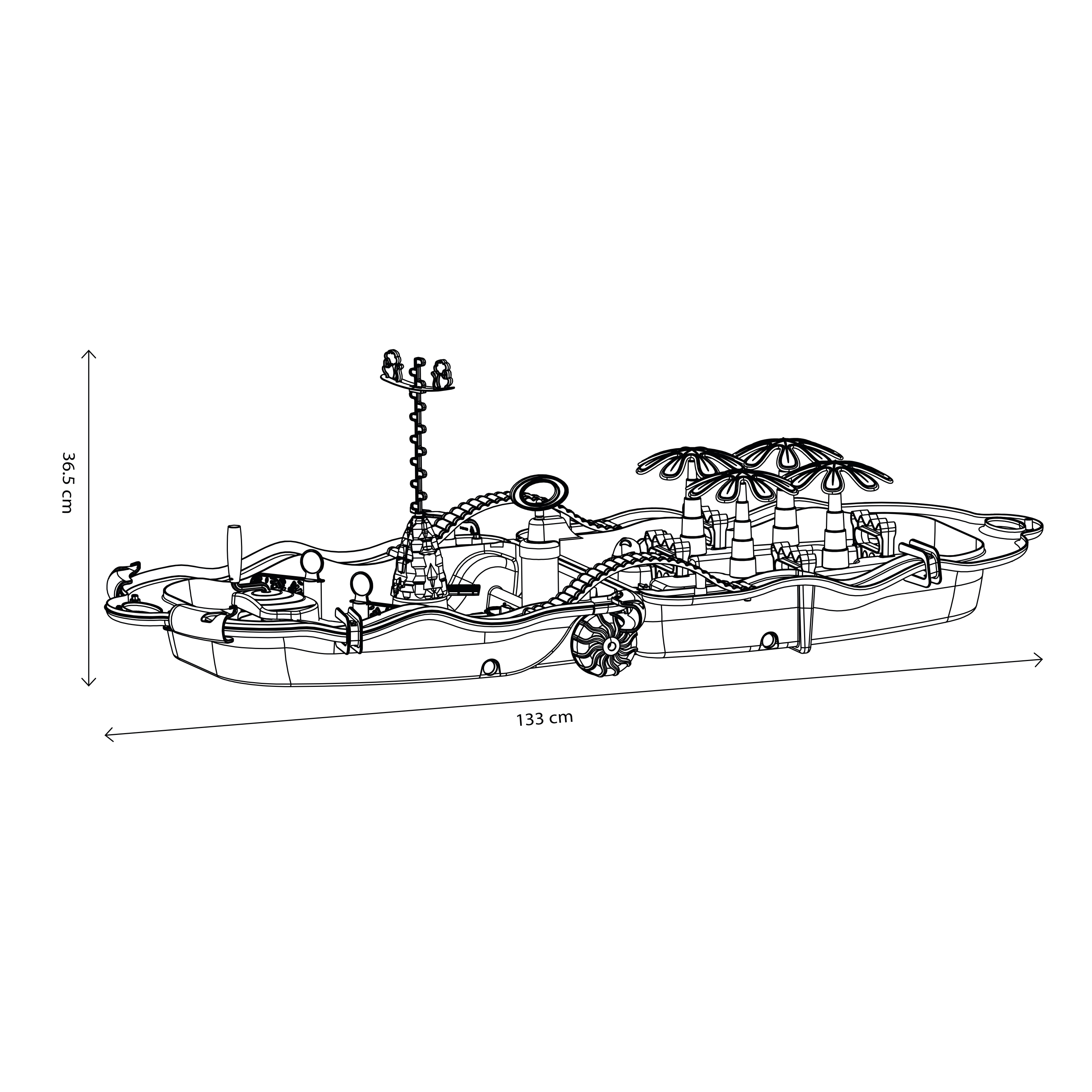 Jungle Water Fun Trolley