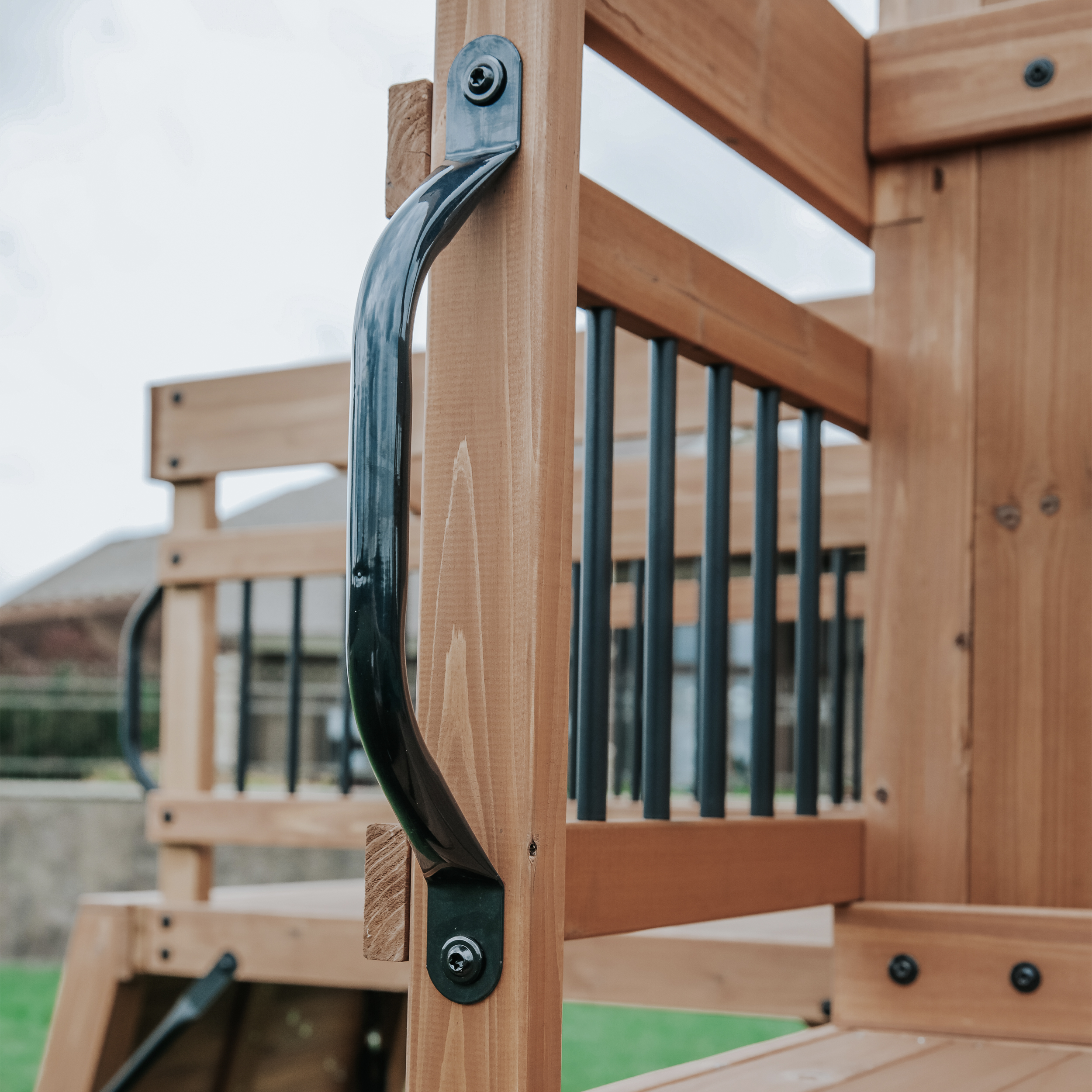 Sterling Point Speeltoestel met 3 Schommels en Glijbaan