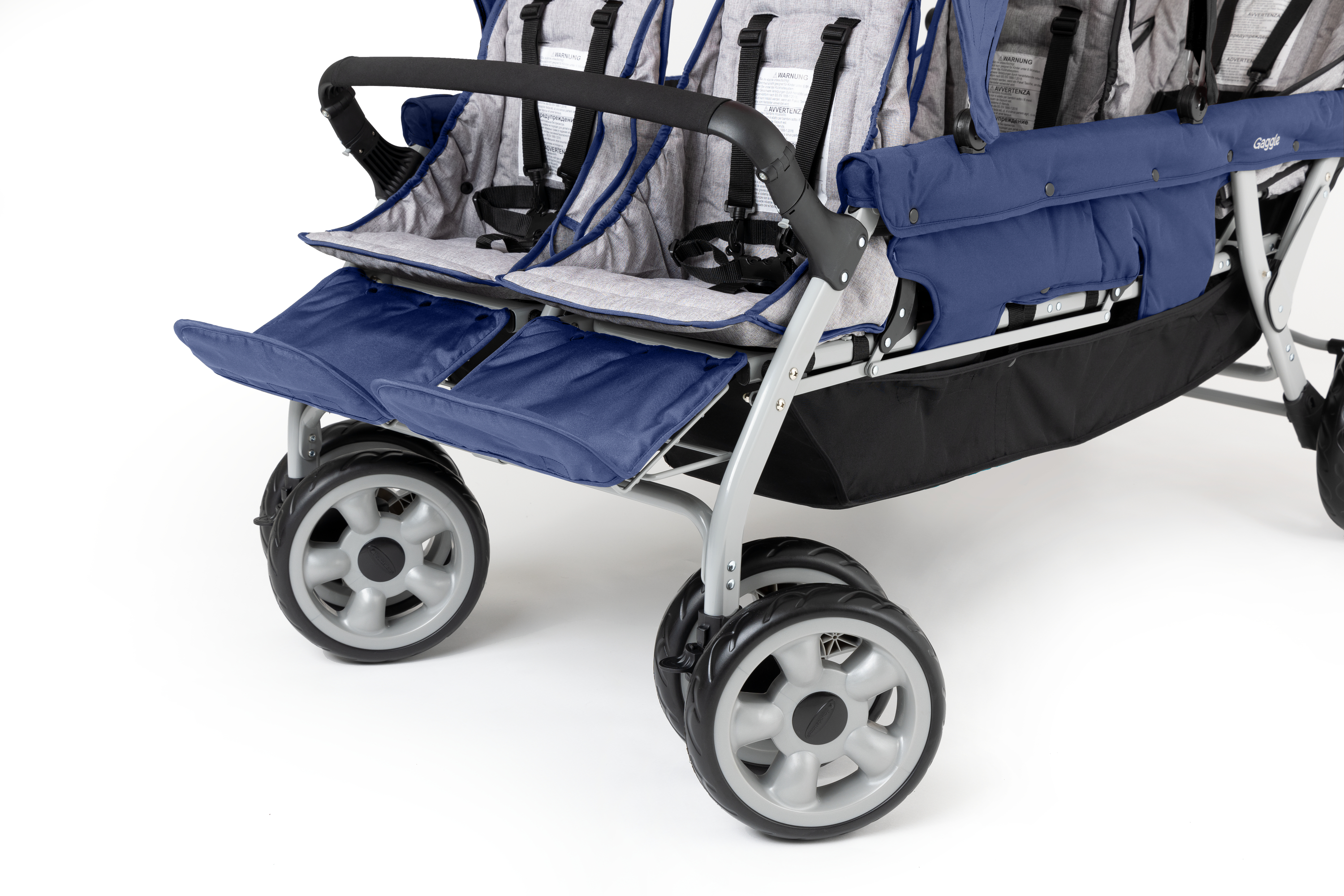 Jamboree 6 Seat Folding Stroller blue
