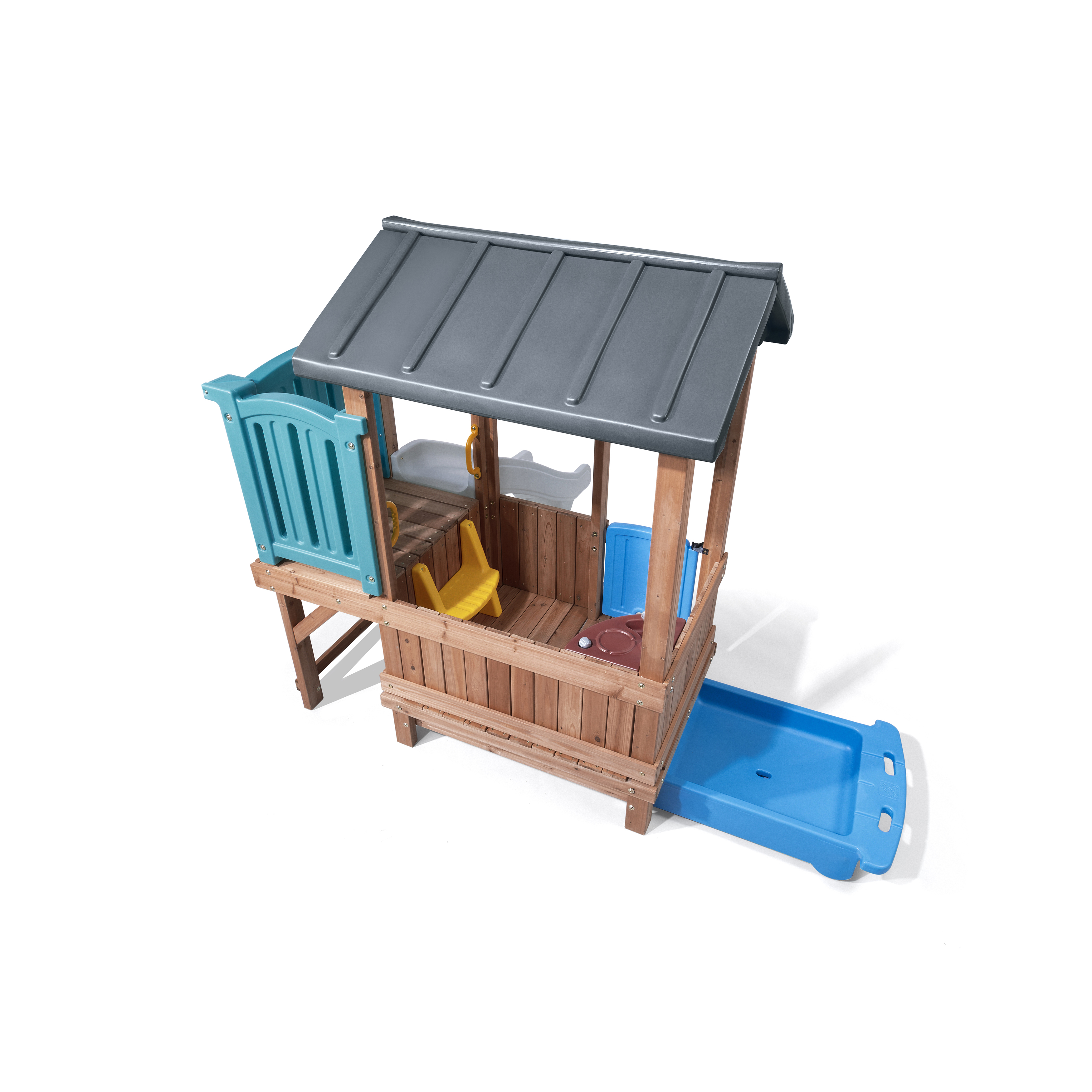 Woodland Adventure Playhouse & Slide