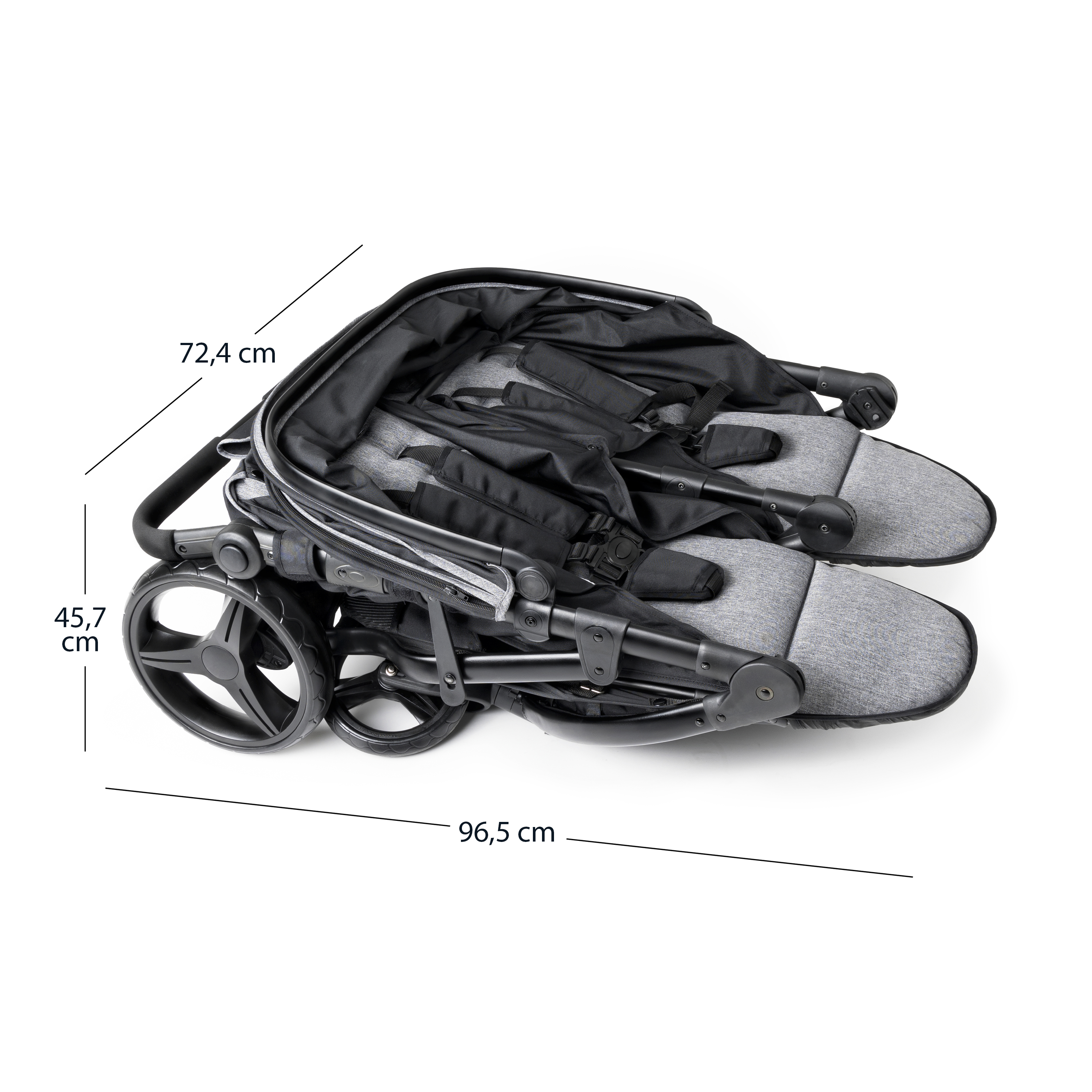 Roadster 2 Seat Stroller black Roadster 2 Seat Stroller black