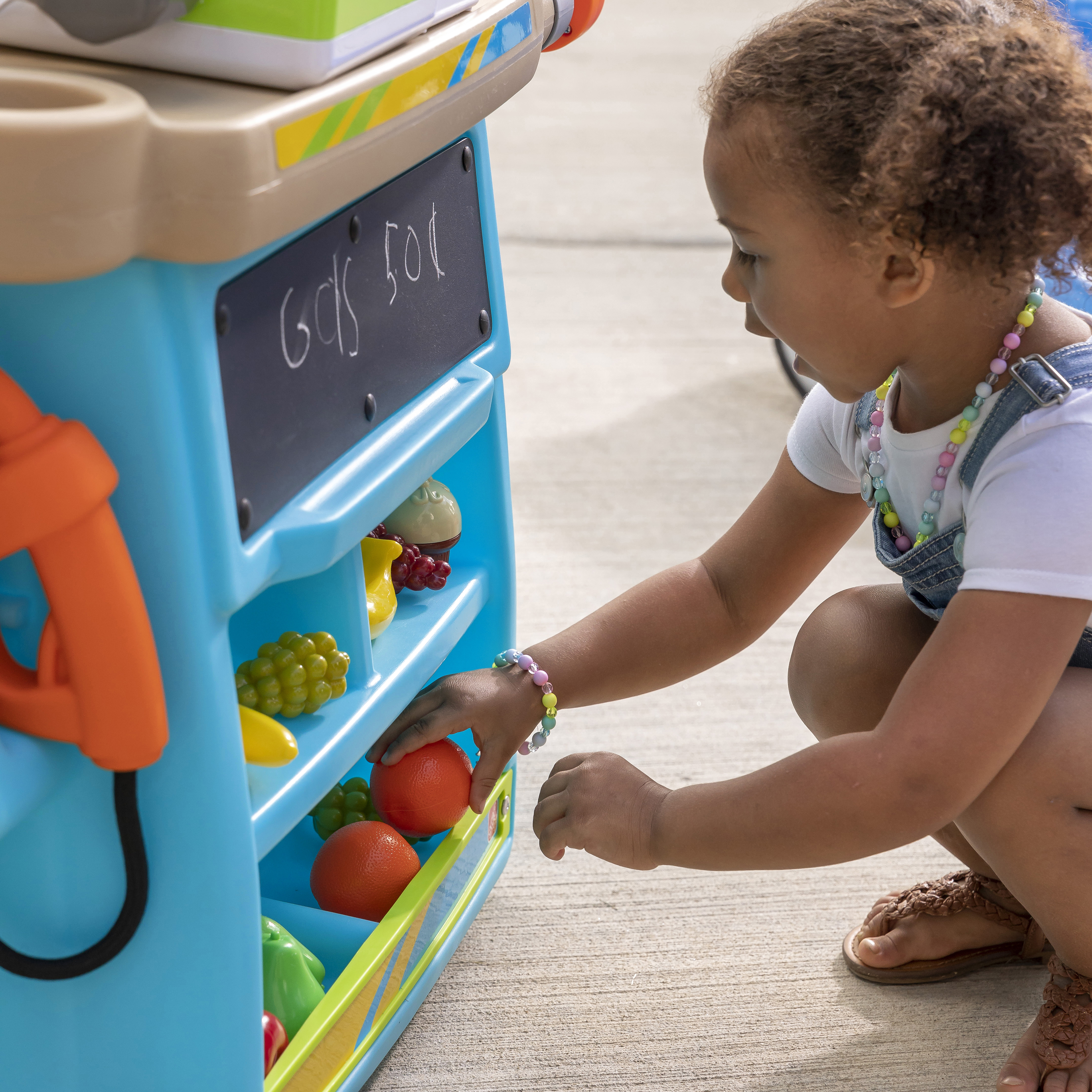 Stop & Go Marchande Enfant avec accessoires