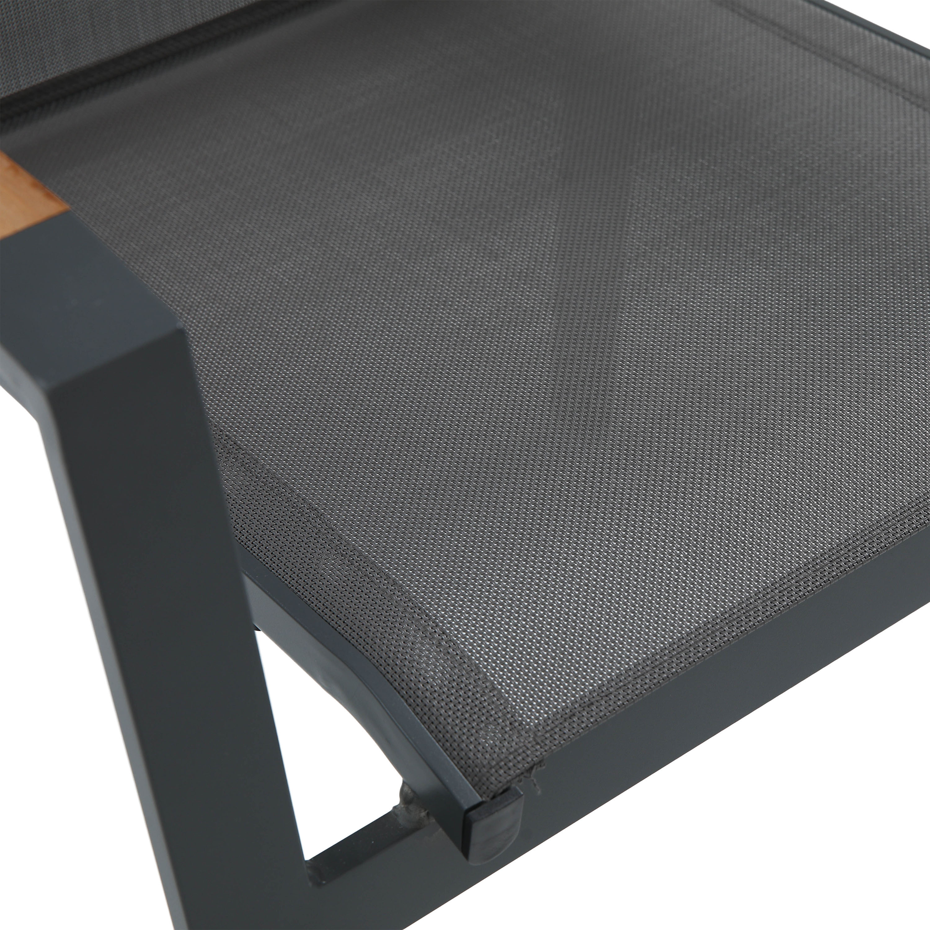 Hani/Alva 150 cm Tuinset 7-delig Teak/Aluminium