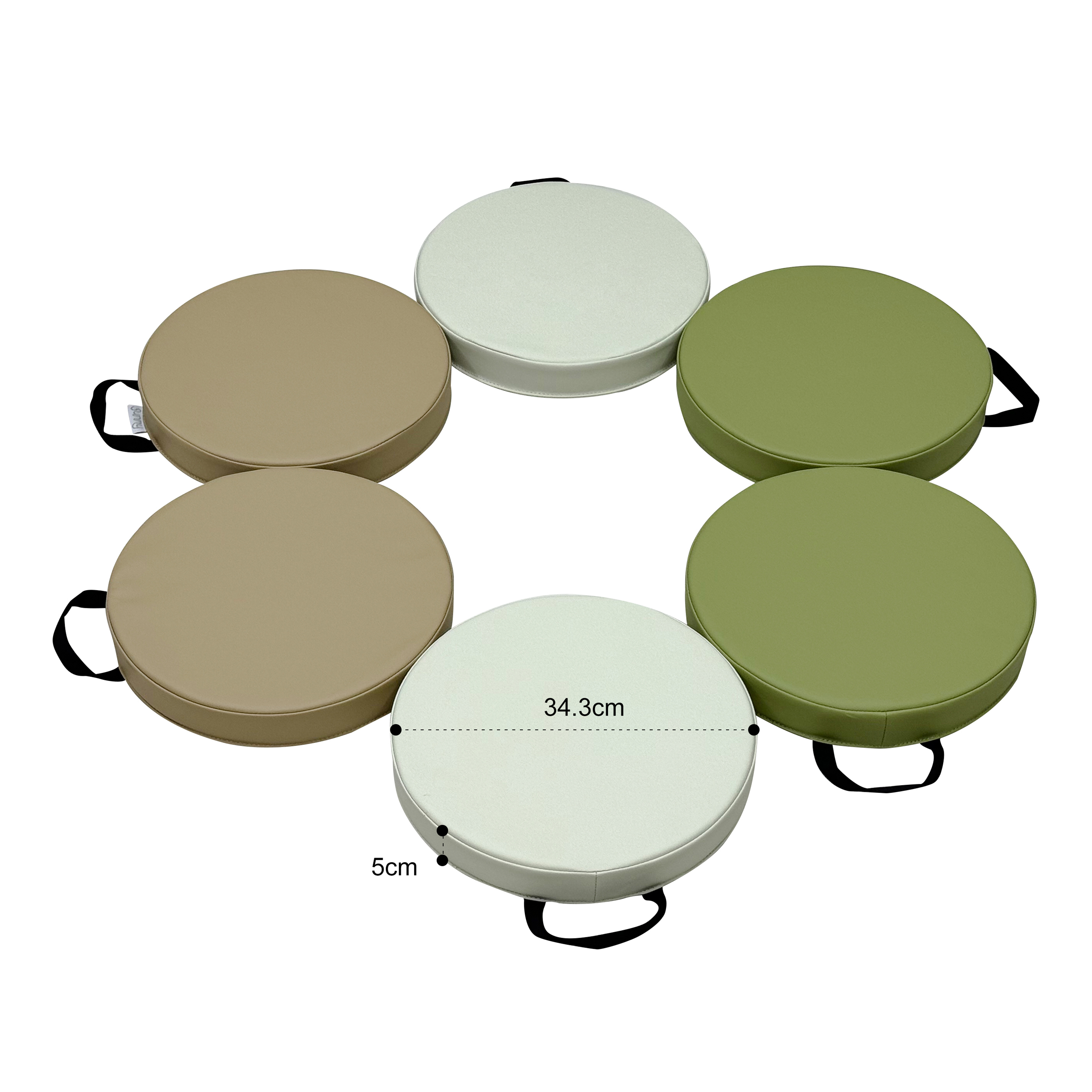 Dacy Foam Speelkussens – 6-delig